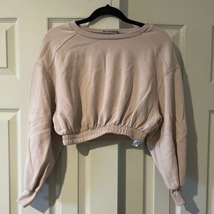 Zara cropped hoodie